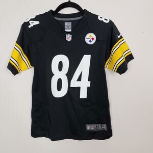 NFL Nike Pittsburgh Steelers On Field Jersey Kids Medium #84 Brown Black Yellow
